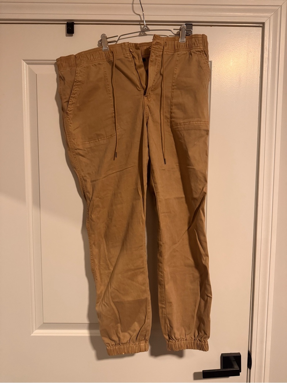 American Eagle Outfitters Women's Tan Drawstring Jogger Pants